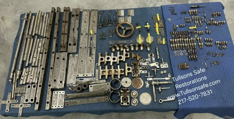 Tullson's Safe Components to be sent for plating in Gold